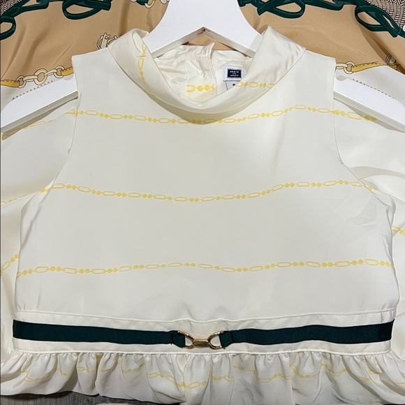 Janie and Jack Bridle Scarf Border Dress from Countryside Ride 2016 size 8 - Picture 10 of 12